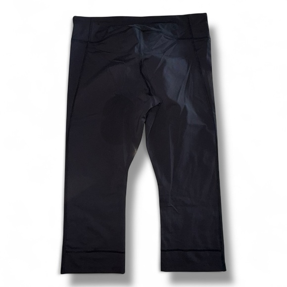 Reebok Lux 3/4 Capri Leggings - Black XL - Picture 5 of 10